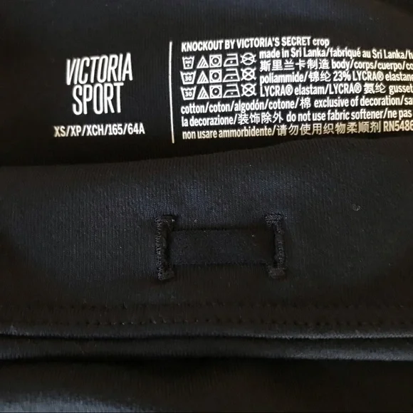 KNOCKOUT BY VICTORIA’S SECRET Black Crop Leggings - Picture 11 of 11